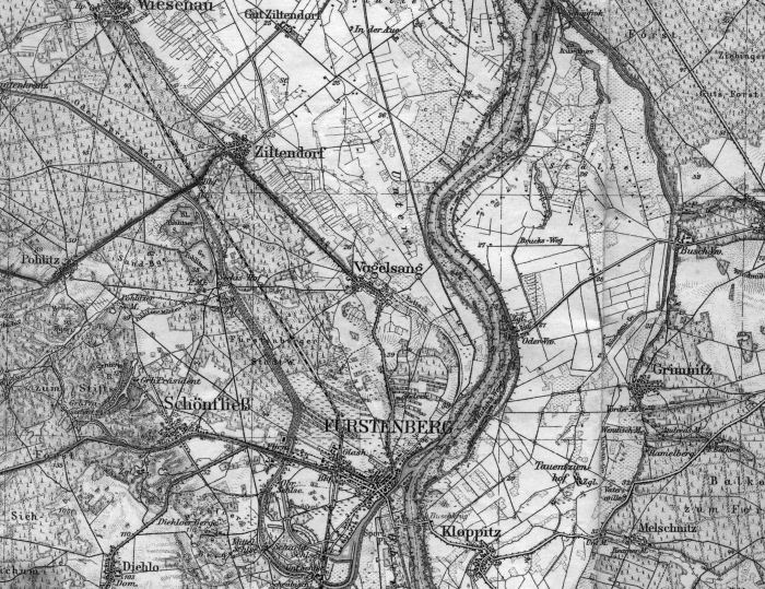  Historische Karte ca. 1930